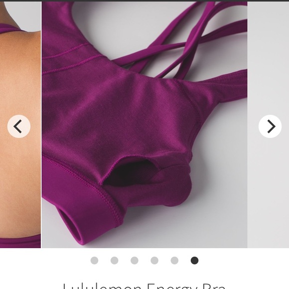 ❌SOLD❌💗💜EUC Lululemon Energy Bra - Picture 7 of 7